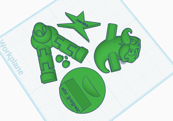 Da shlorpindale trio 3D model