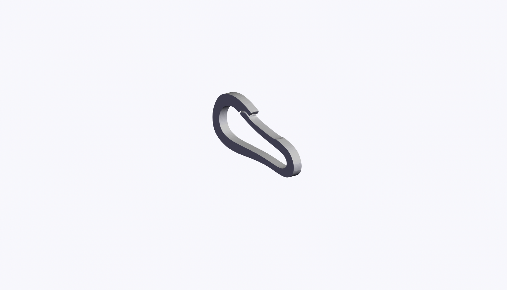 O Hook Carabiner (17) Flexible Round Swivel Snap Link