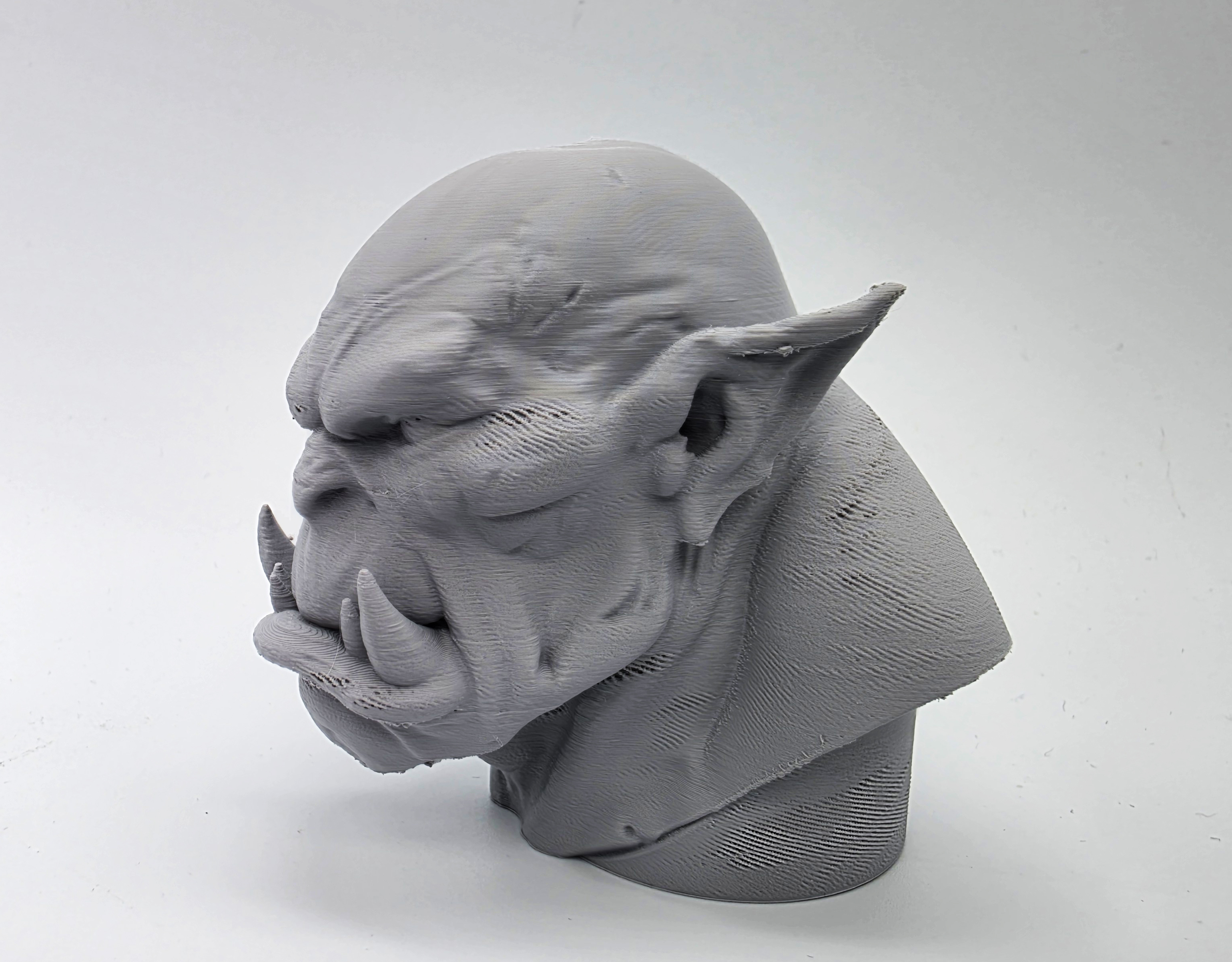 Miniatura 4 do modelo 3D Orc Bust