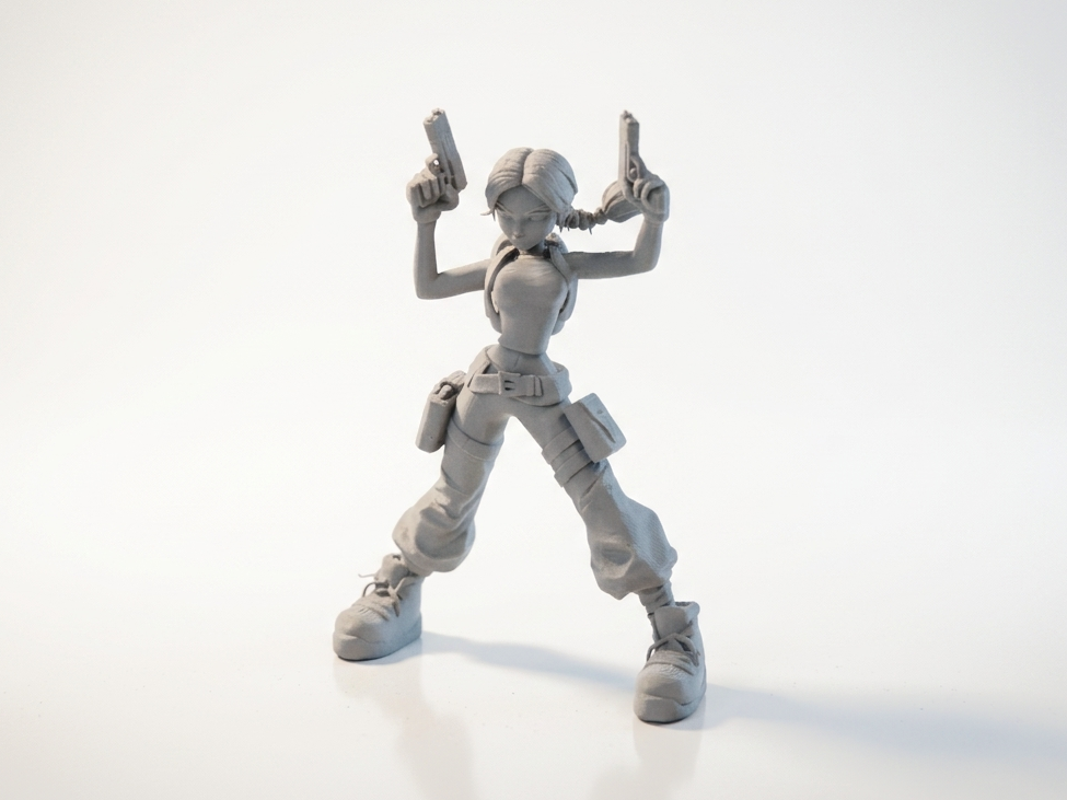 Lara Croft Action Figure Gaming Collectible 3D Printable