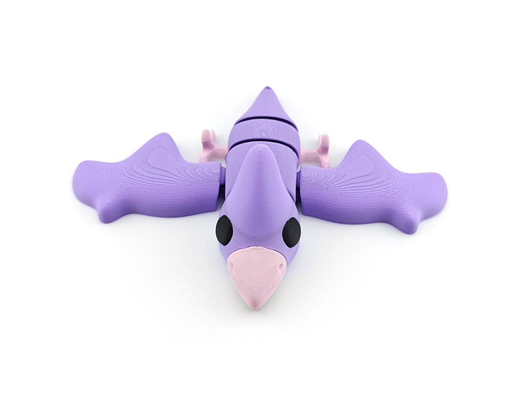 Miniatura 2 do modelo 3D Pterodactyl Articulated Model
