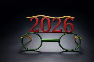 Happy New Year Glasses