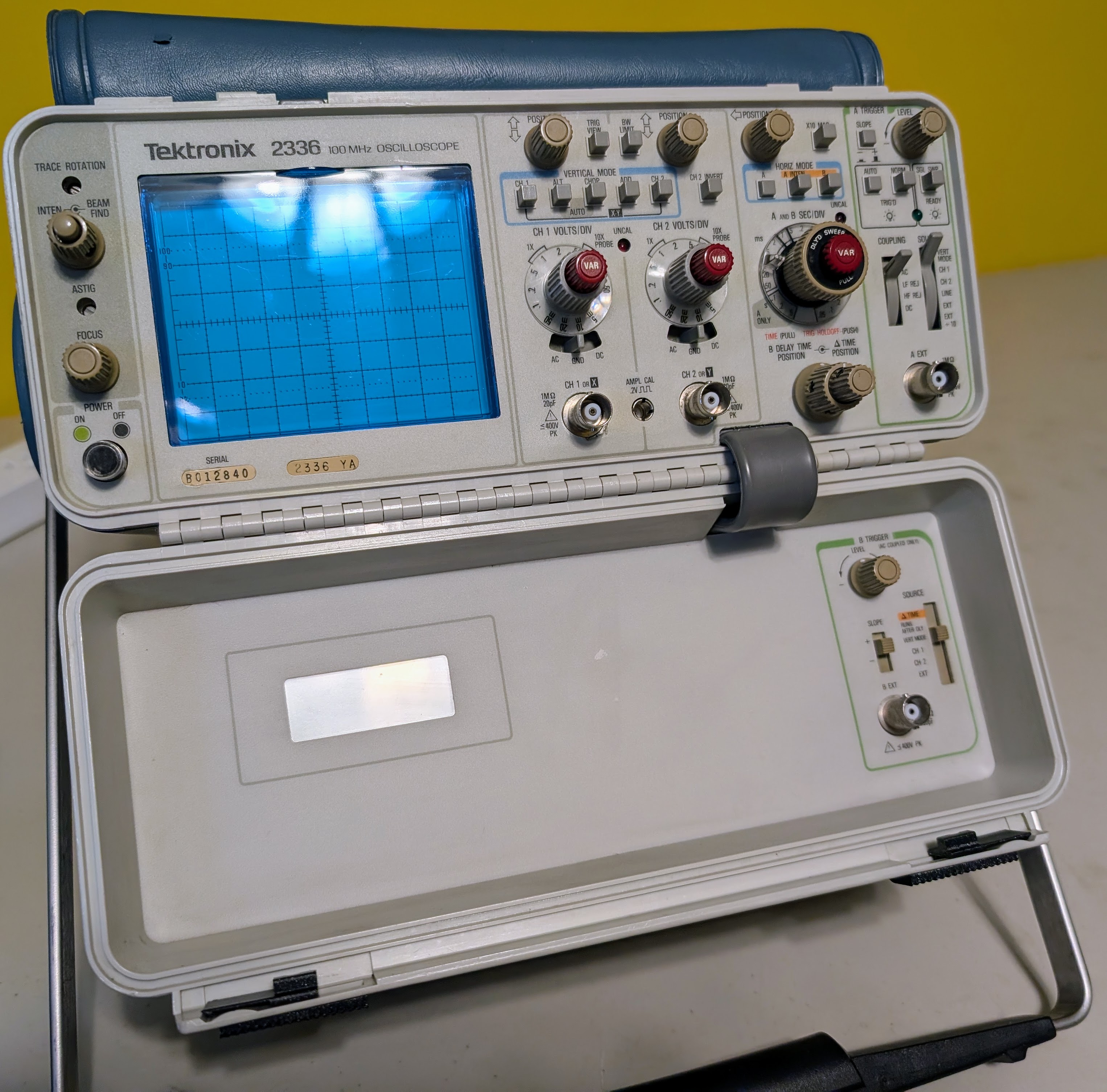 Tektronix 2336 front panel slider replacement model