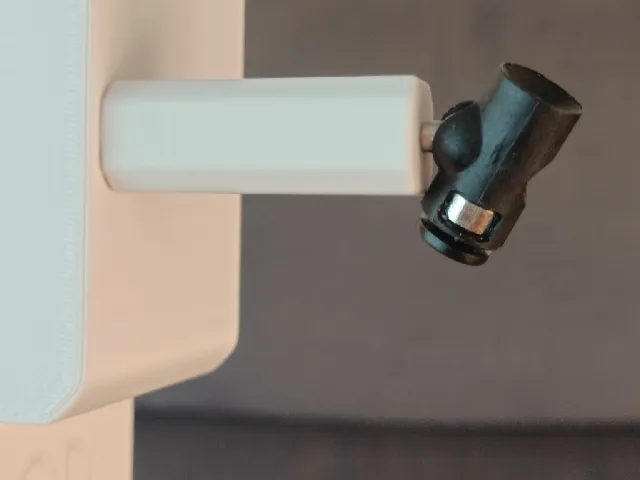 Threaded PTFE Connector Holder for Back-Mounted Top Spool Holder