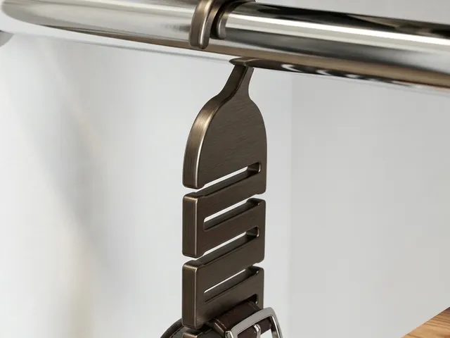 Minimalist Luxury Wood Belt Hanger - Space Saving Closet Organizer