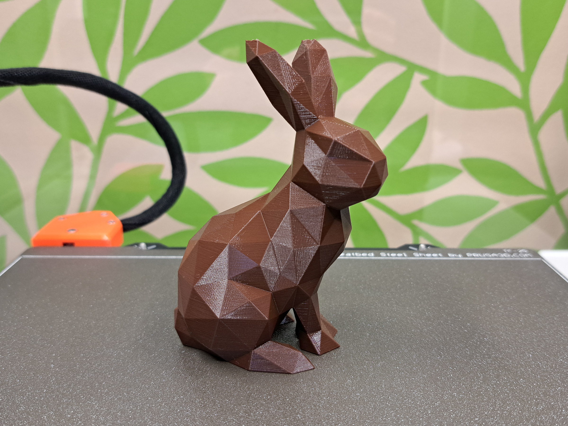 Low poly Cautious bunny - print optimized