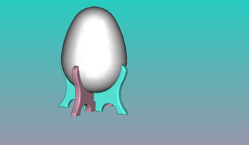 Miniatura 4 do modelo 3D Deko-Osterei-Eierbecher
