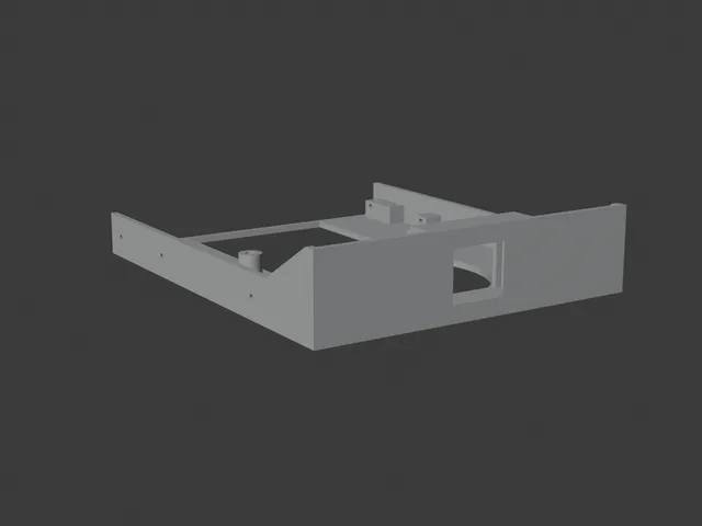 3.5" floppy bay to keystone jack adapter