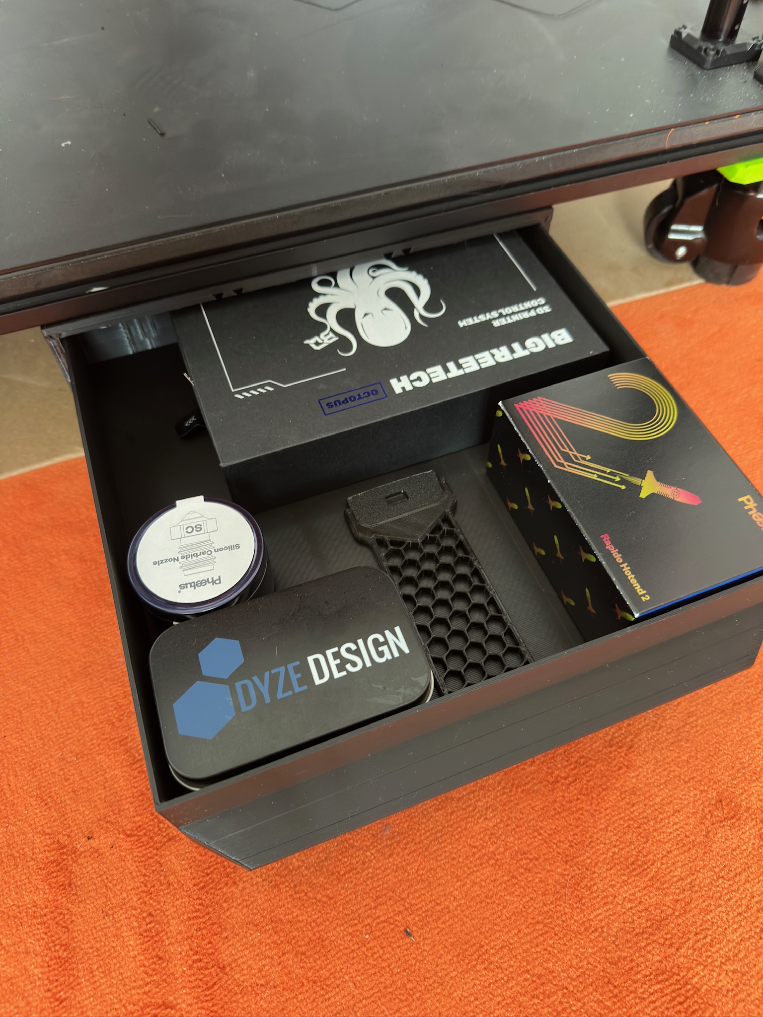 GEN2 - Large Drawer - RatRig4 adaptor 3D model thumbnail