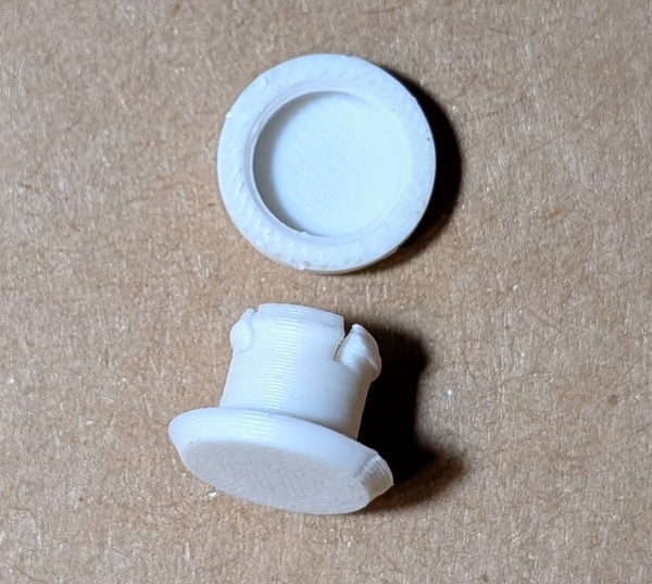 Snap-in base to make custom Croc charms (no glue, no supports)
