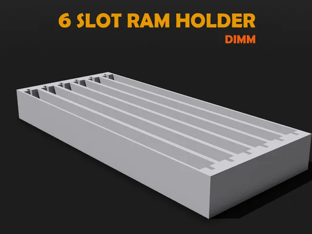 Desktop RAM Module Organizer – 6 Slot Holder