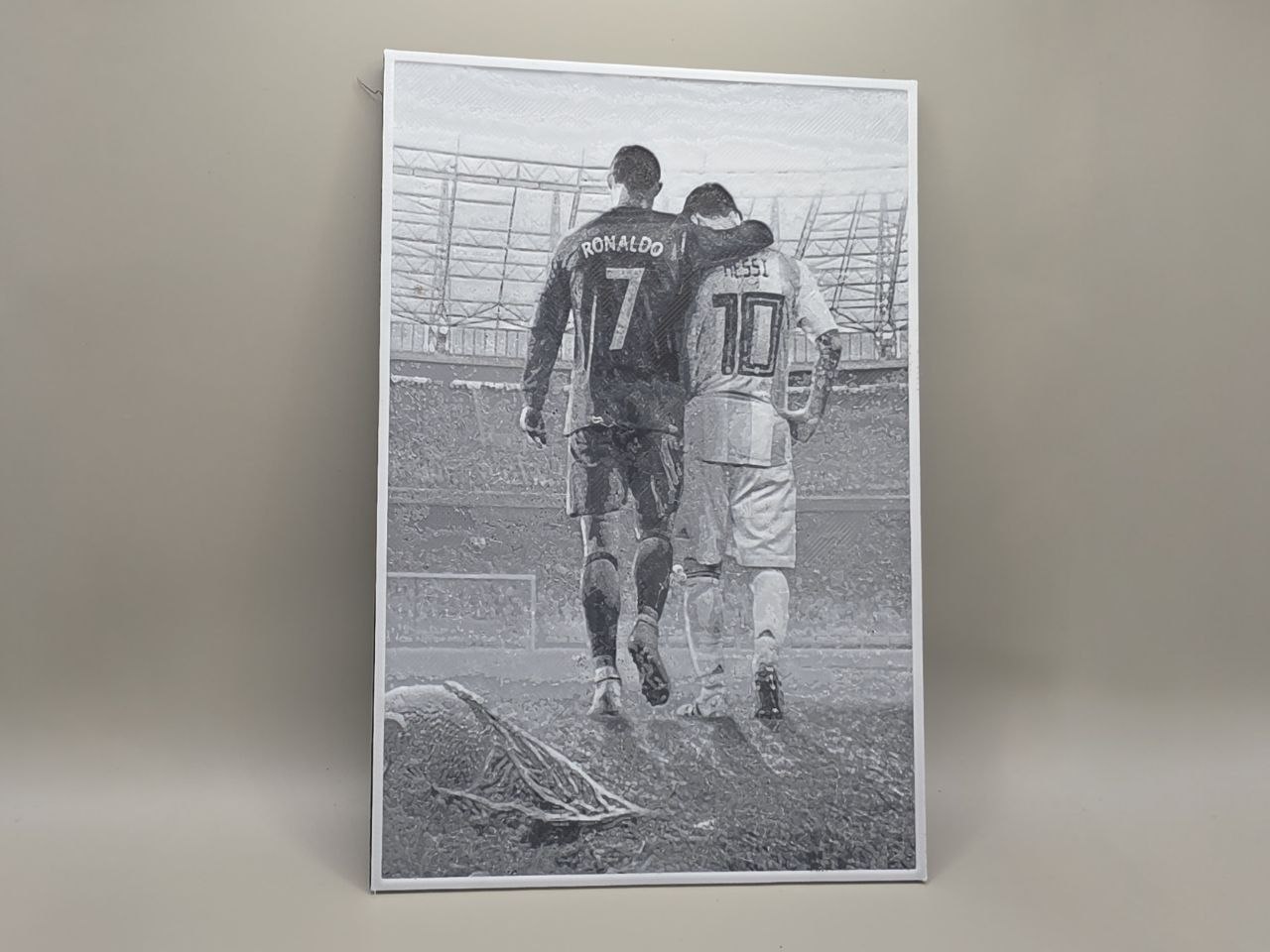 Messi and Ronaldo - HueForge
