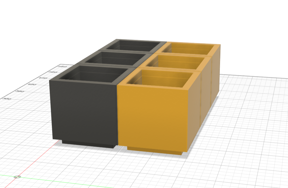 Miniatura 7 do modelo 3D Modular Stackable Storage Bins – Thick & Thin (Supports Needed)