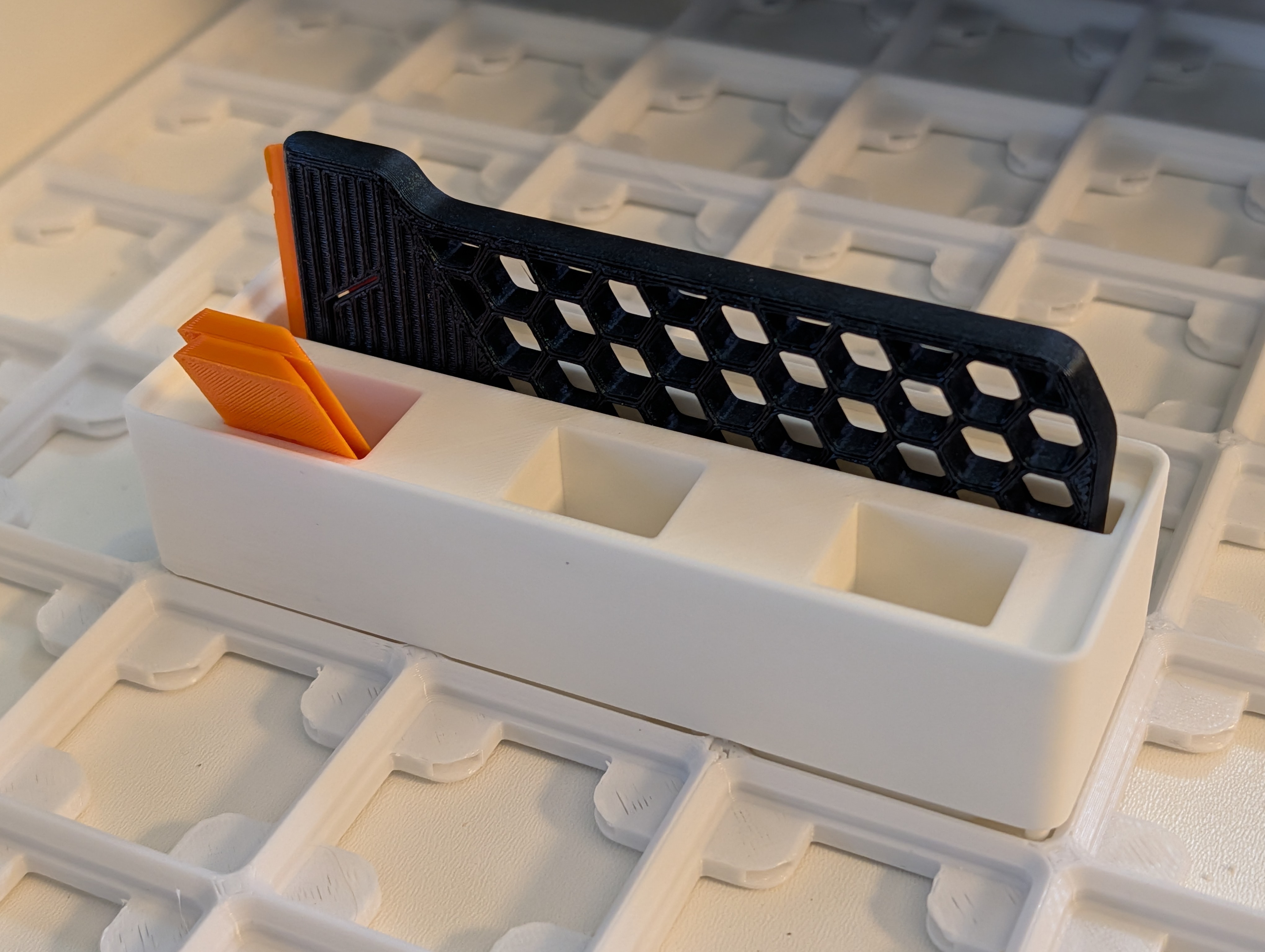 Gridfinity Holder for Bed Scraper XL and Blades