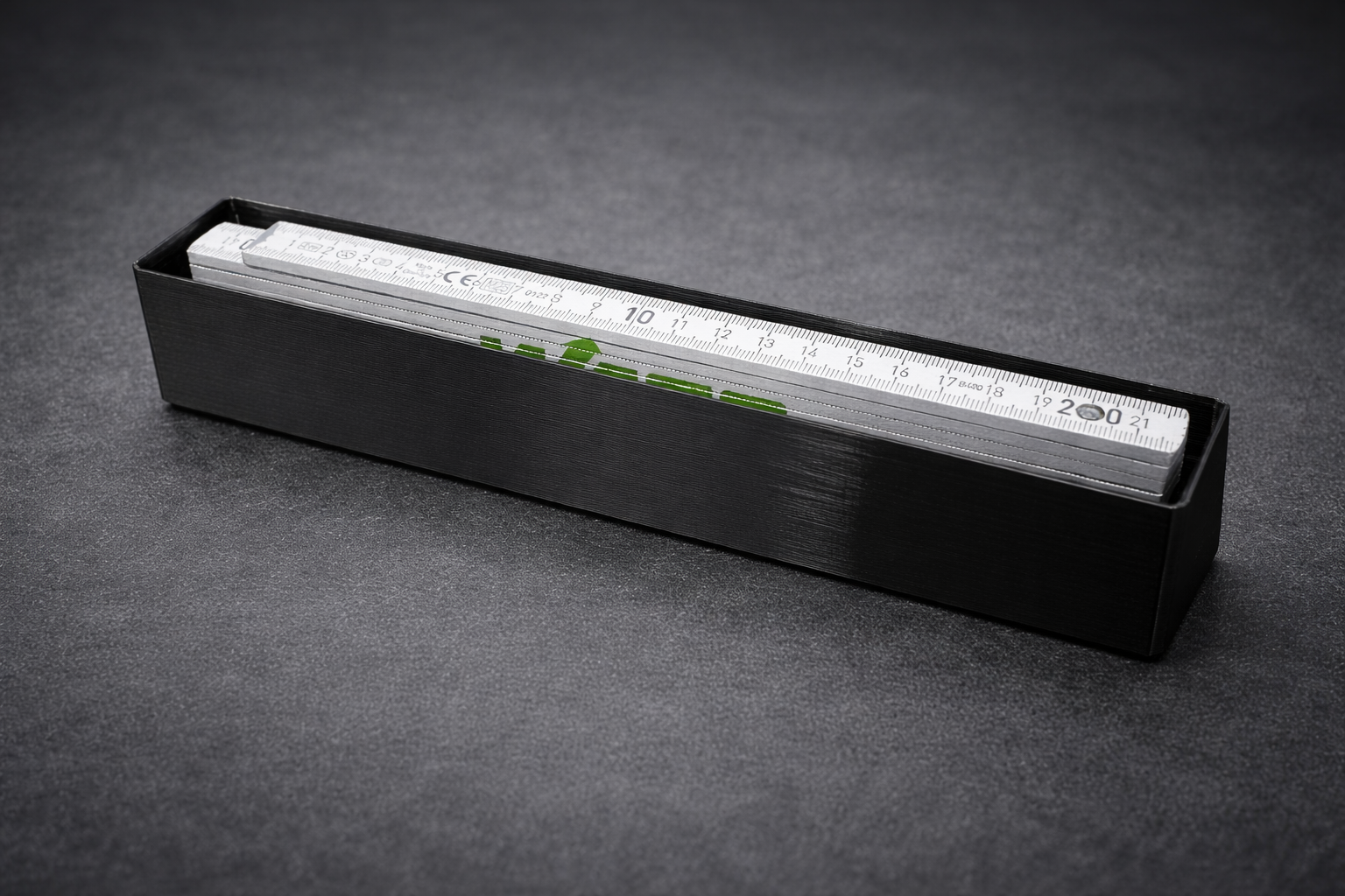 Gridfinity Ruler Holder (24 cm European)