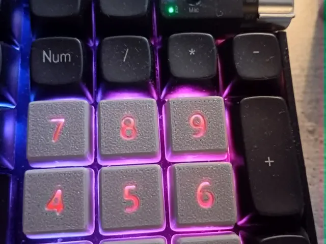 LED glow keycap