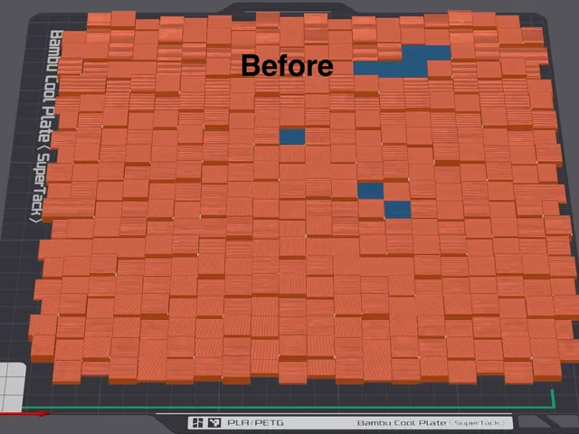 Cube Background Panel Repaired