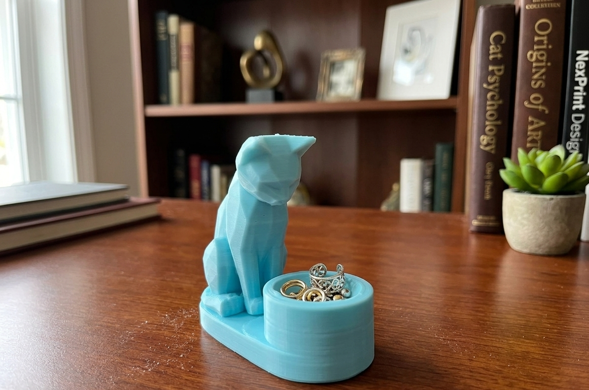 Cat Trinked Bowl