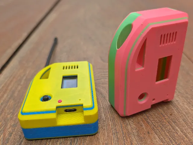 Case for Heltec V4 Board with GPS, Battery, and Power Button