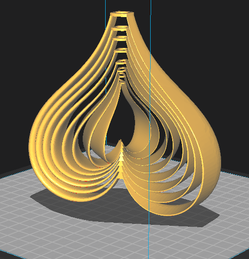 Heart Shaped Spinning Wind Chime
