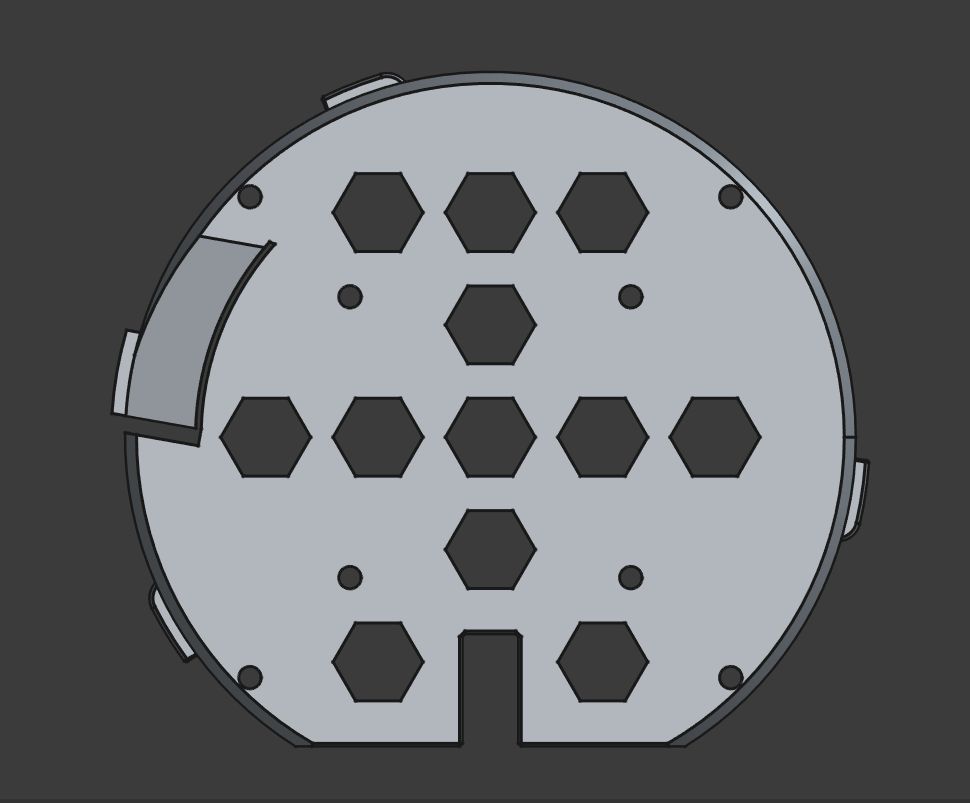 Mount backplate for Ubiquiti Unifi U7 Pro XG or XGS APs Mounting system