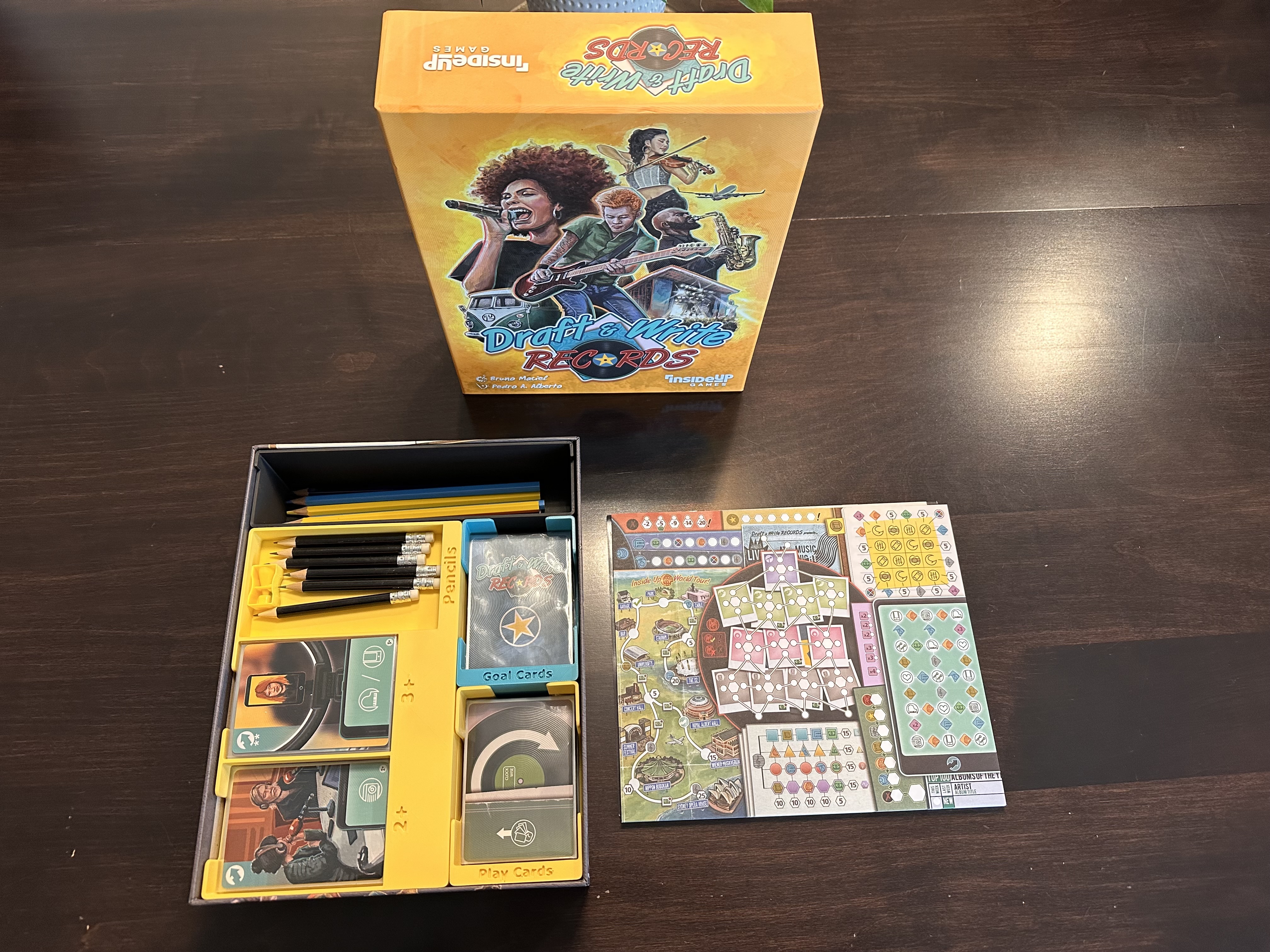 Draft & Write Records Board Game Insert — thumbnail 3