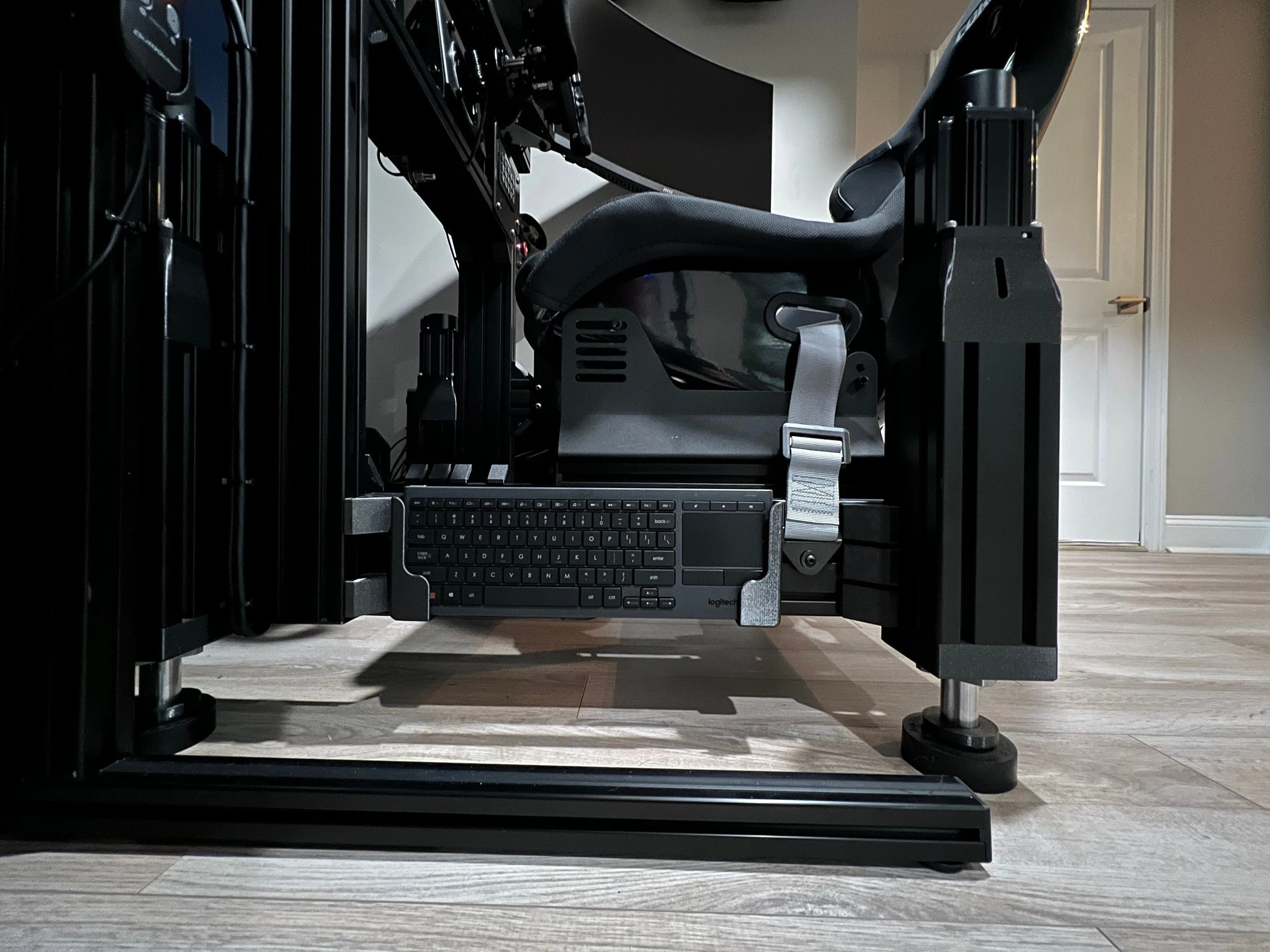 Wireless Keyboard Holder Sim Racing Rig 8020