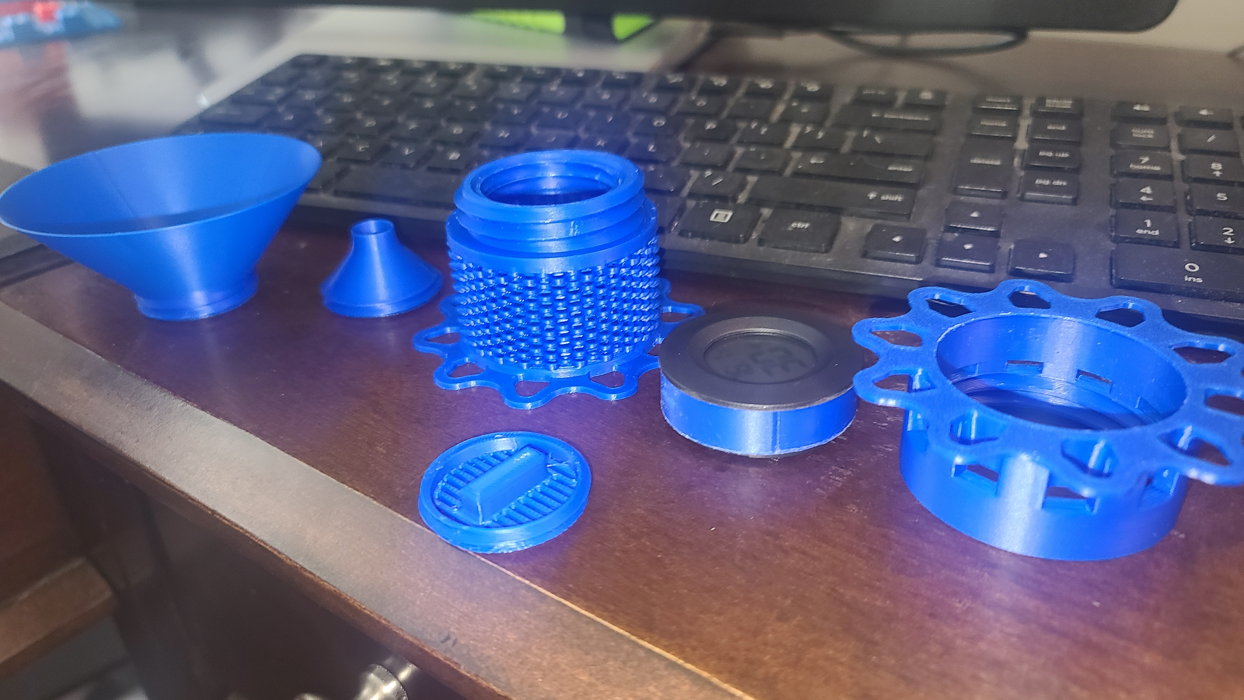 Silica Gel Container –Resize Remix with Tight-Fit Hygrometer Lid 3D model thumbnail
