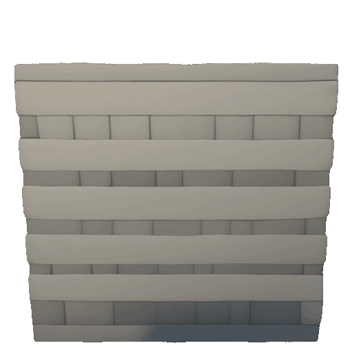 Miniatura 2 do modelo 3D Low Poly Laundry Basket