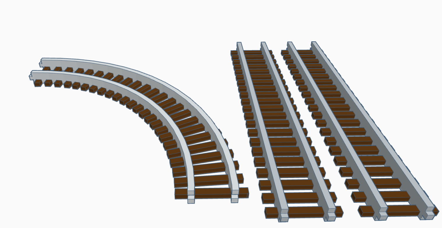 mini train tracks (super small!)