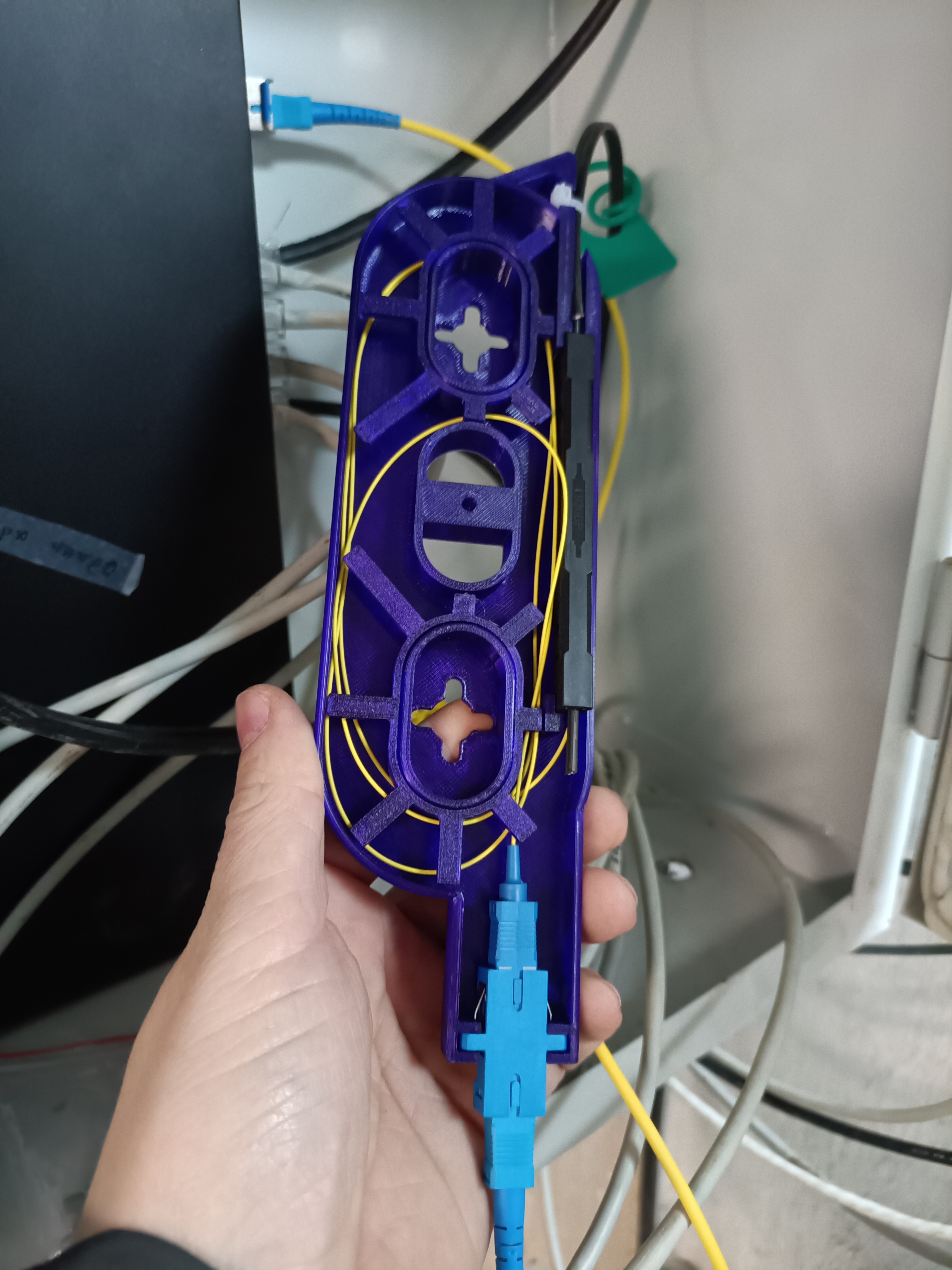L925BP fiber optic mechanical splice-operation Case