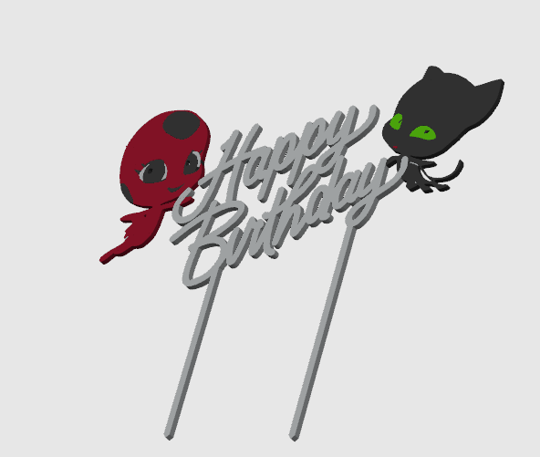 Miraculous cake decoration