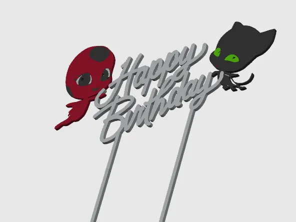 Miraculous cake decoration