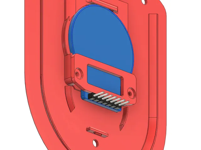 GC9A01 screen holder for Nevermore Mini