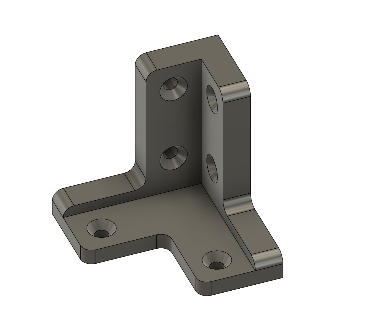 Inside Corner Bracket – Heavy Duty (¼" Countersunk)