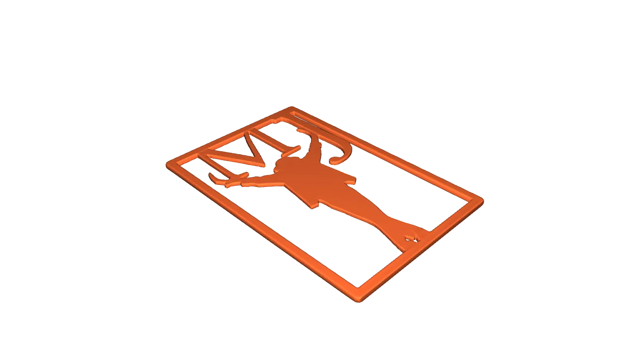 Michael Jackson Hangable Frame by Arkam | Download free STL model