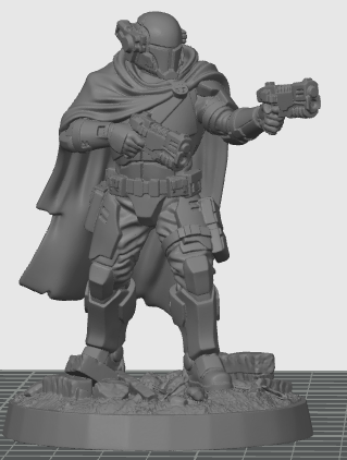 Oath Sword Bastion Knight with 2 pistols 2