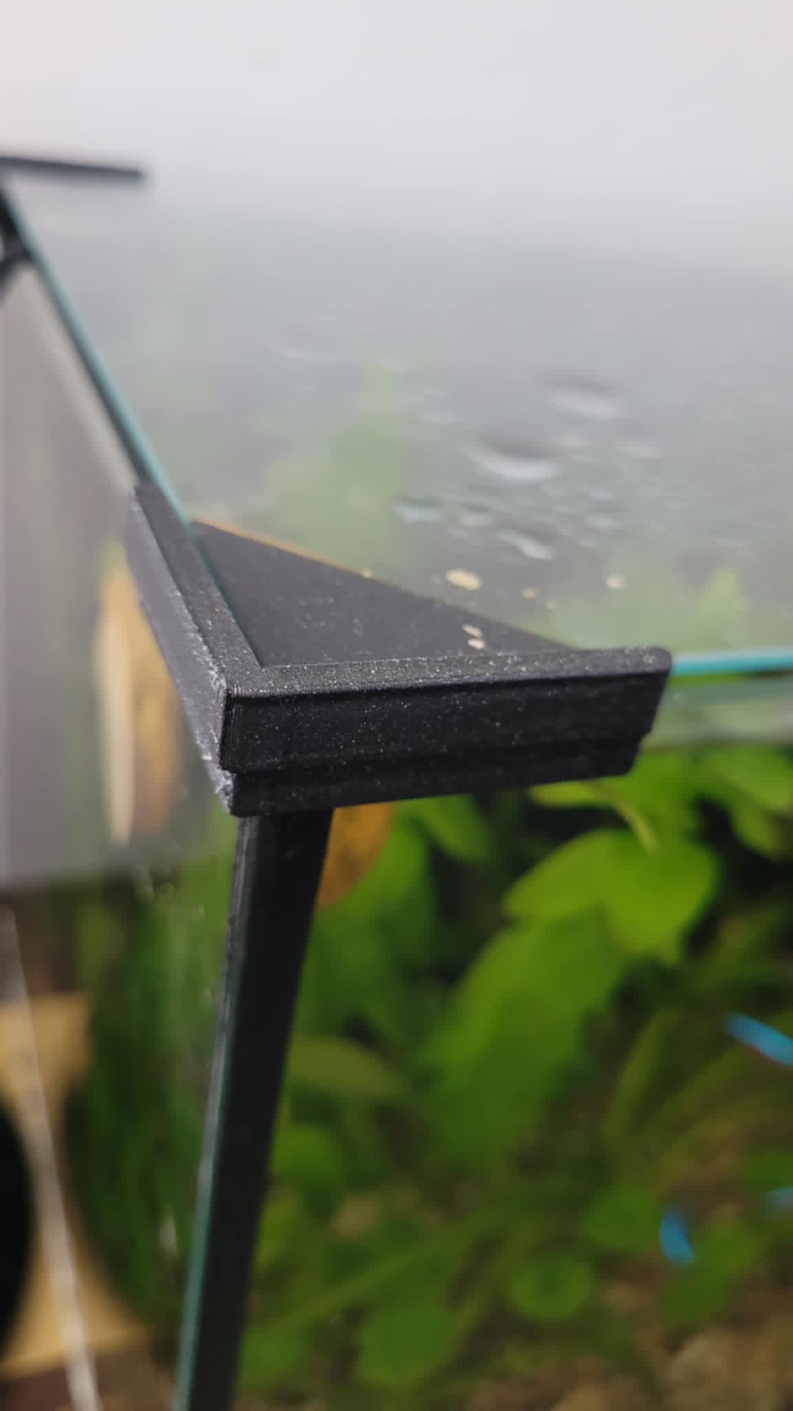 Aquarium lid holder