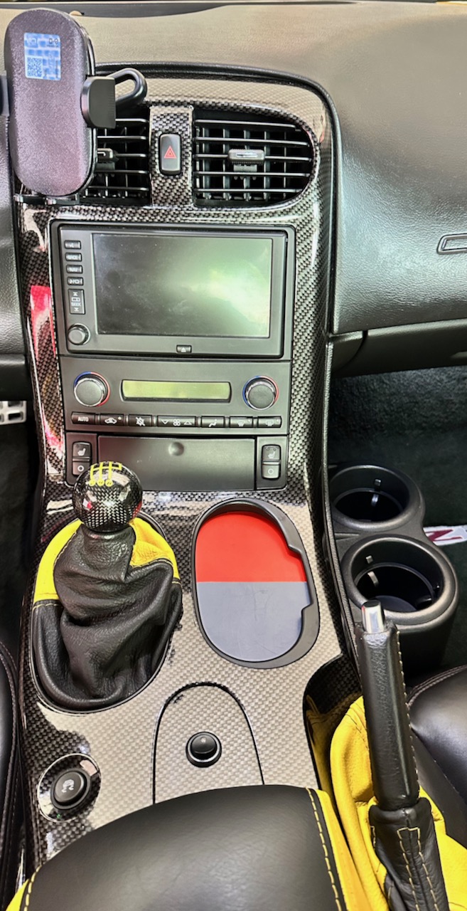 C6 Corvette Cupholder Cover Insert