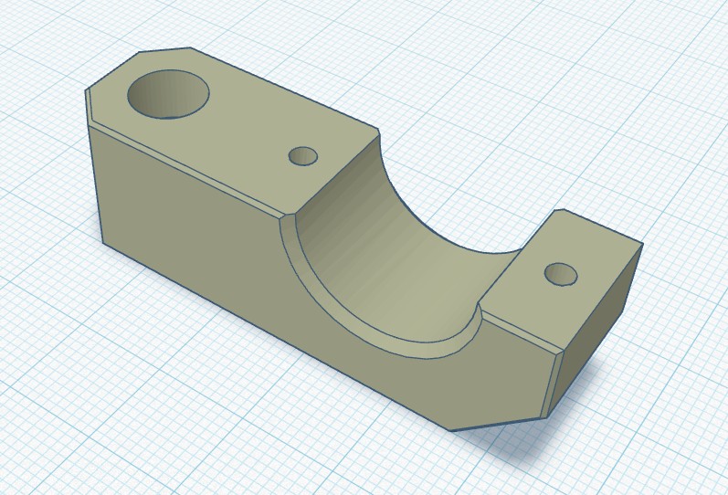 RepRack Remix PTFE tube mount ECAS4