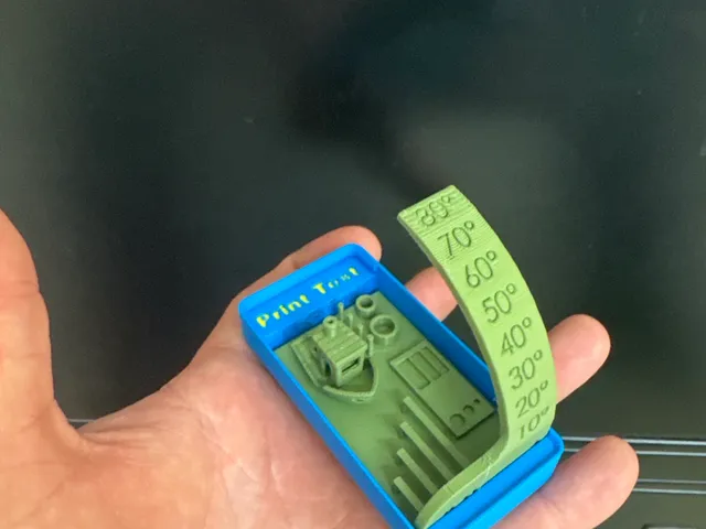 Gridfinity 1x2 Holder for Printer Stress Tests (Stay Organized) Fits my favorite test(linked)