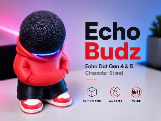 Echo Budz - Echo Dot Gen 4 & 5 Character Stand