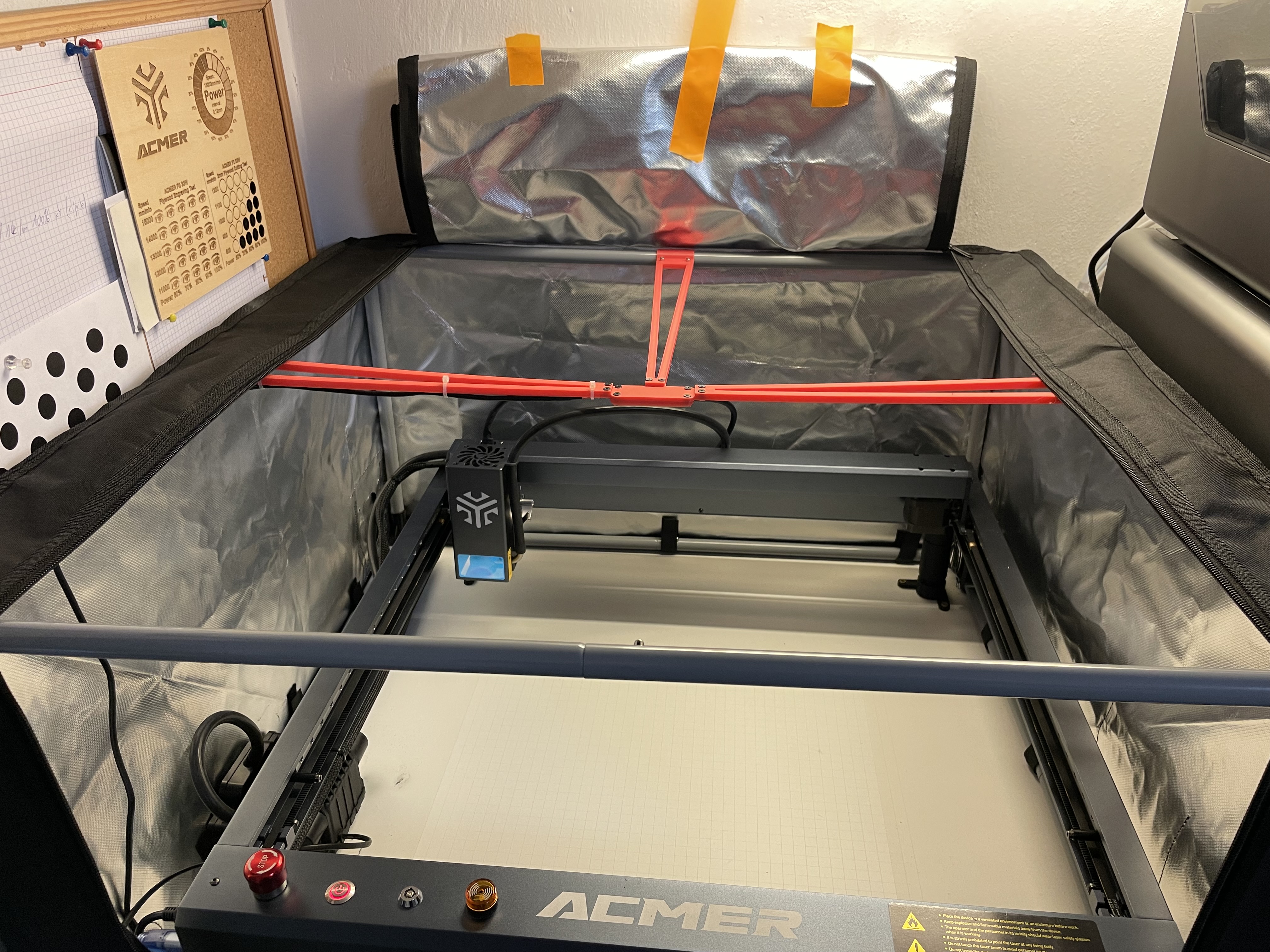 Creality Laser Enclousure Camera Mount for LightBurn