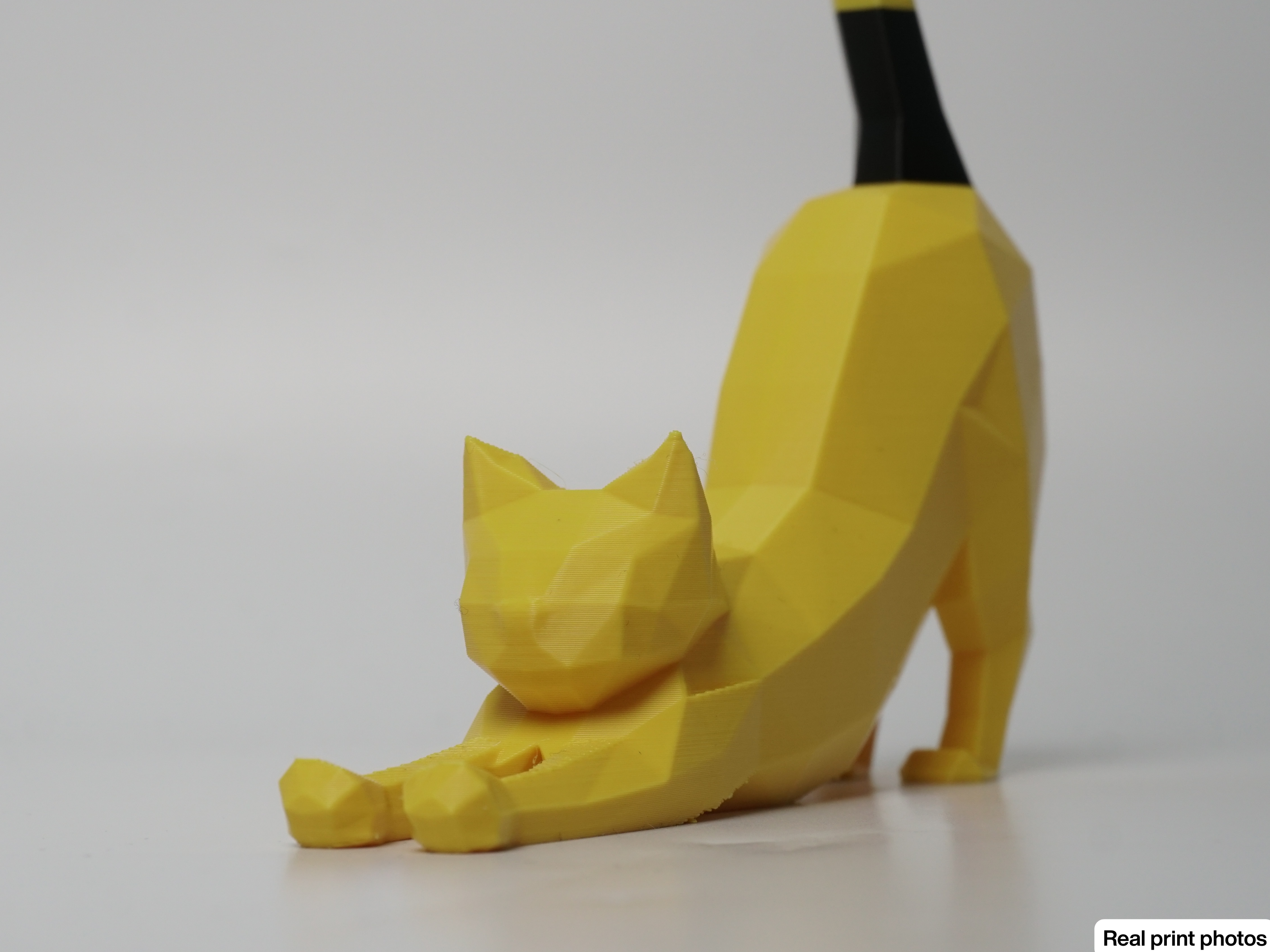 Miniatura 7 do modelo 3D Low Poly Stretching Cat