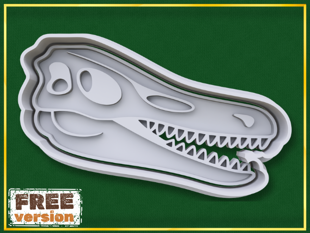Dinosaur Fossil Cookie Cutter