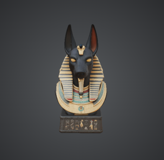 Anubis Bust – Egyptian God of the Underworld Statue