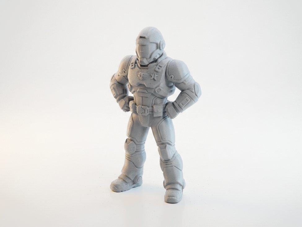 Space Explorer Armored Figurine Fantasy 3D Printable