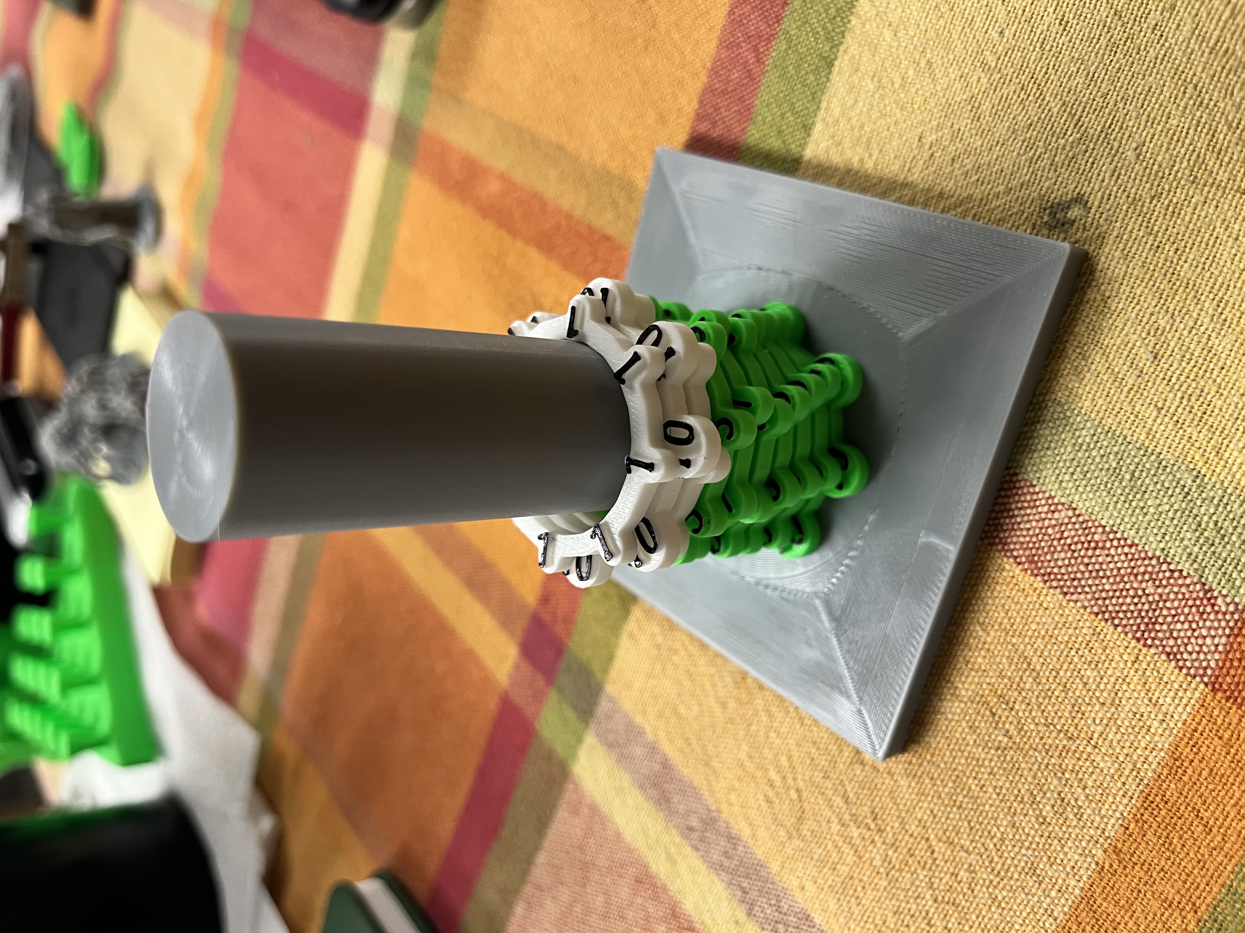 Numbered Ring Storage Post