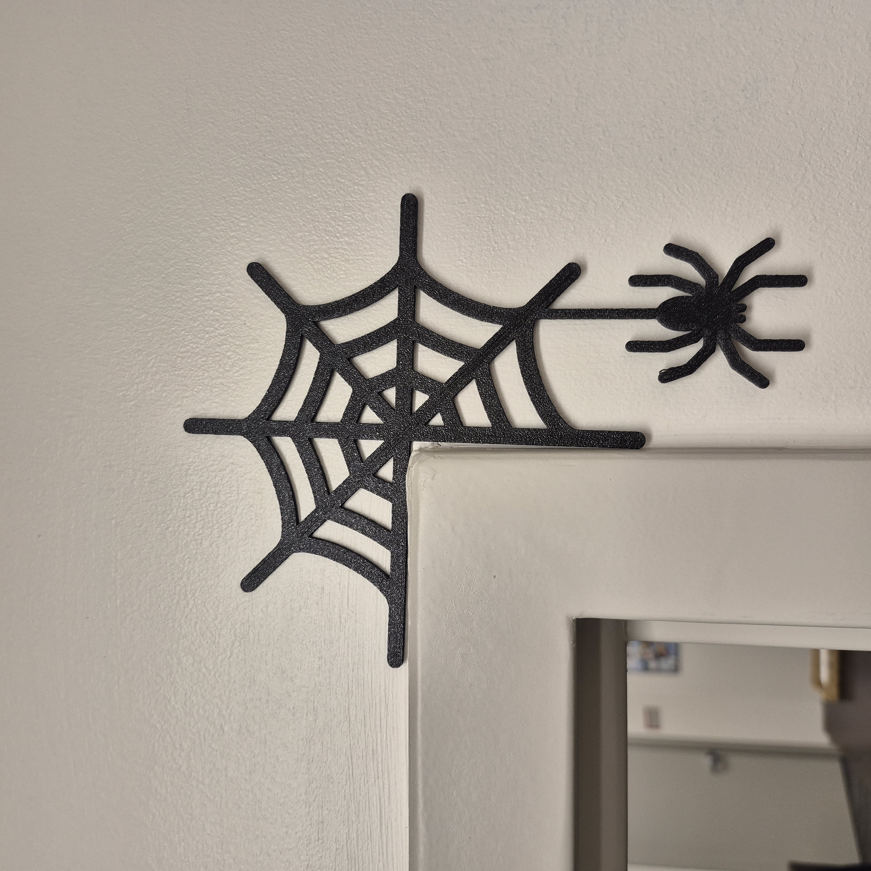Spider Web Halloween Door Decor