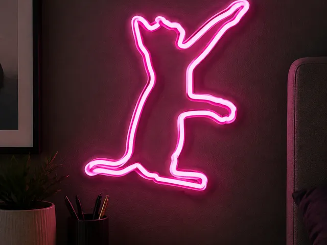 Cat Neon Sign 3D Print